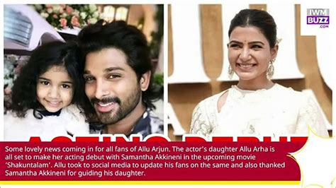 allu arha movie|Allu Arjuns Daughter Arha To Make Her Film Debut With。